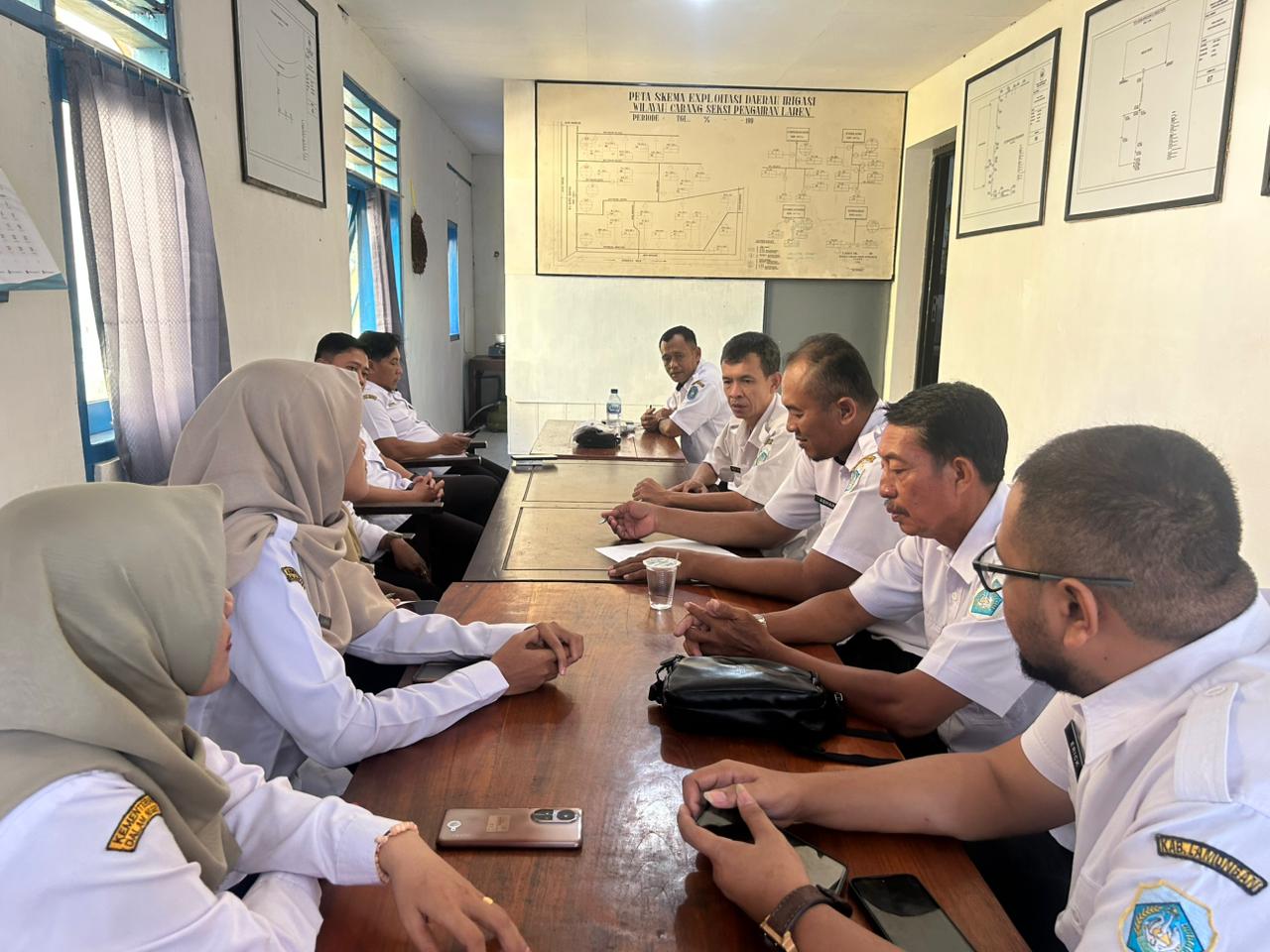Foto: Rapat Staf UPTD PSDA Karanggeneng