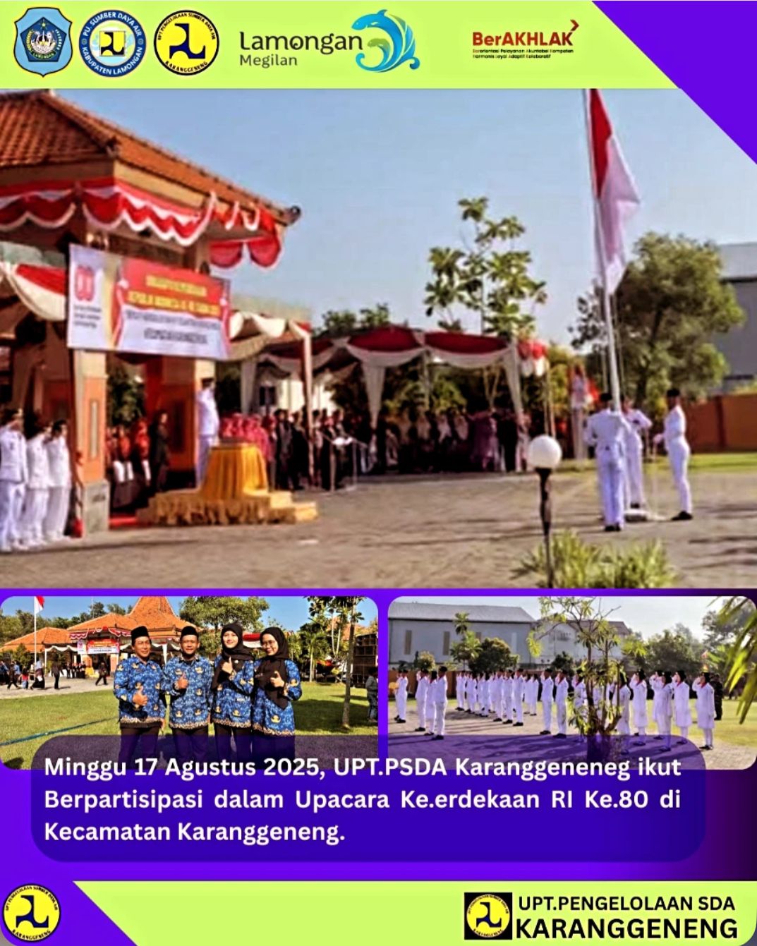 Foto: Upacara Kemerdekaan Republik Indonesia yang Ke 80