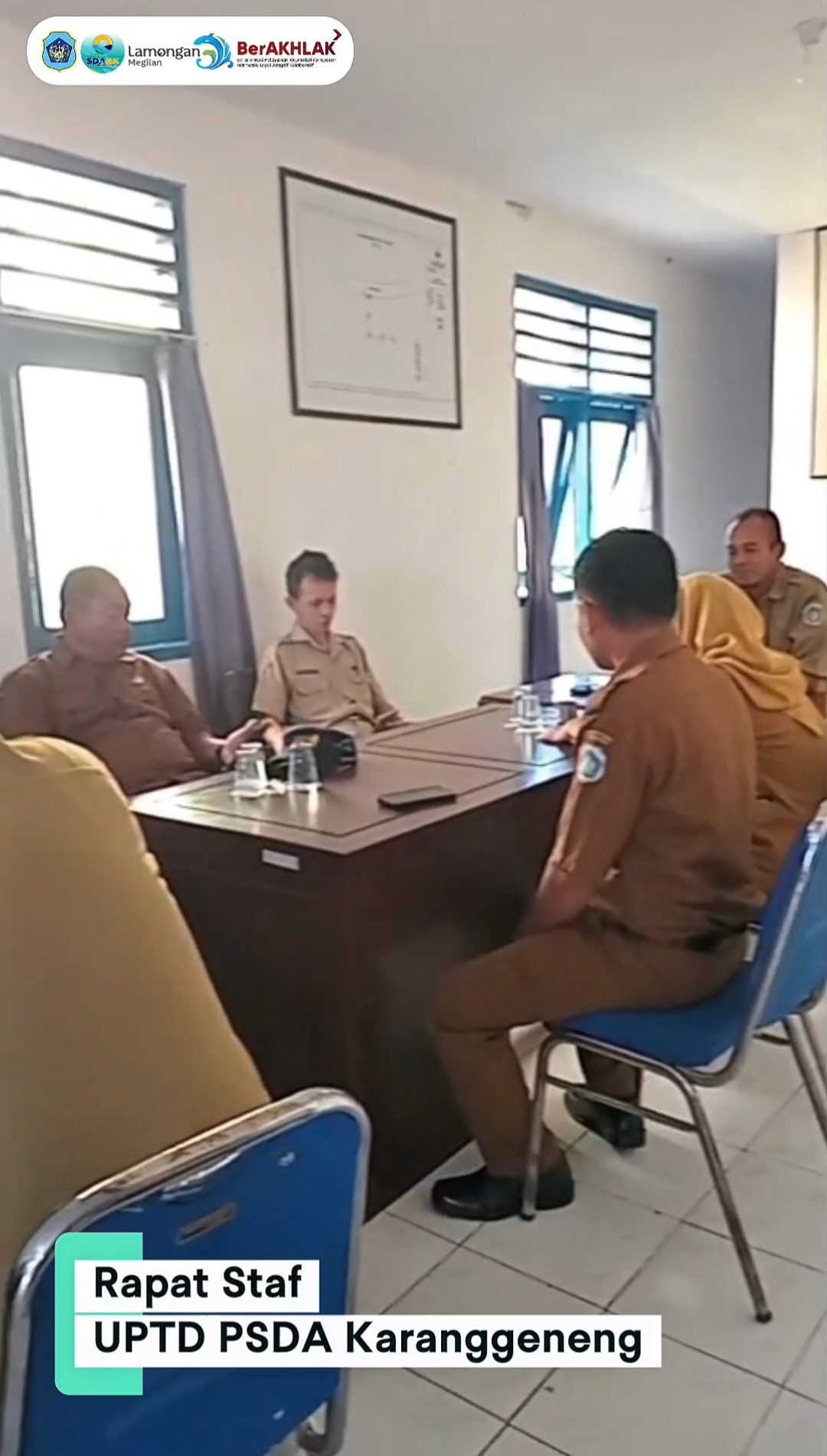 Foto: Rapat Staf UPTD PSDA Karanggeneng