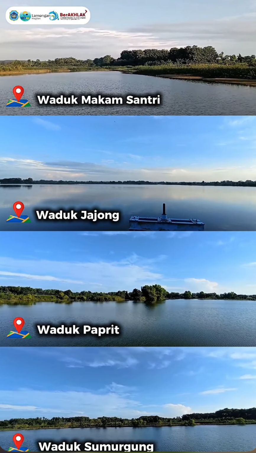 Foto: Kondisi Waduk Wilayah Kerja UPTD PSDA Karanggeneng