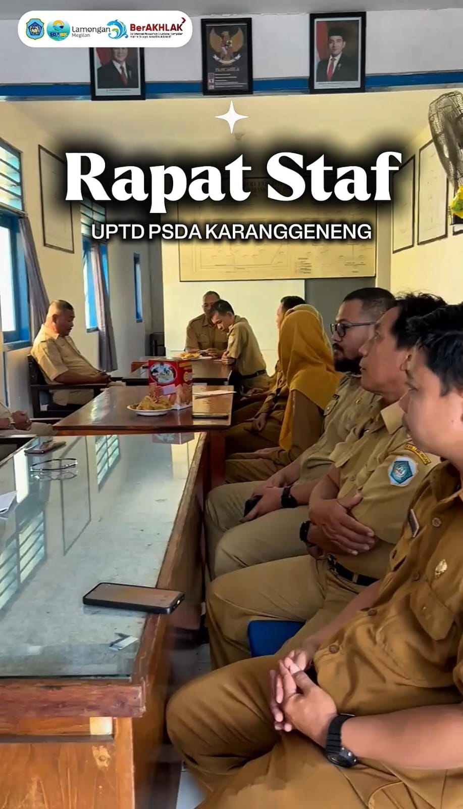 Rapat Staf UPTD PSDA Karanggeneng