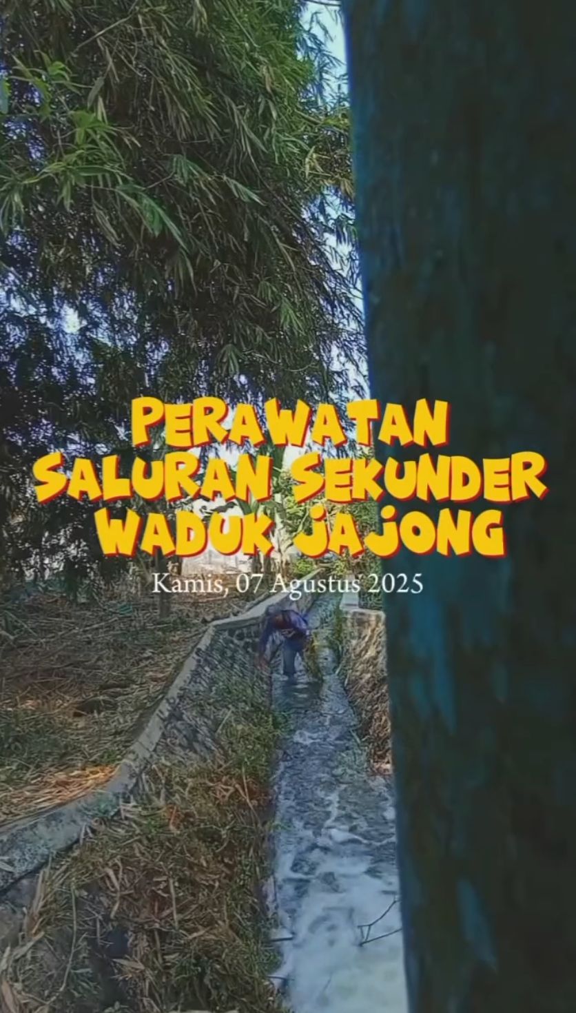 Foto: Perawatan Saluran Sekunder Waduk Jajong