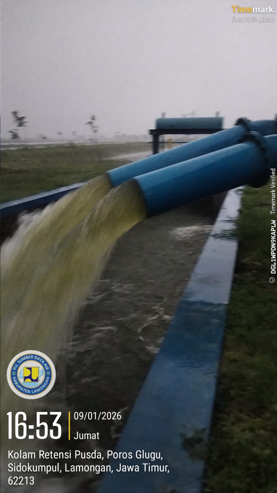 Foto: Hujan Lebat, Dinas SDABK Upayakan Tidak Terjadi Banjir Kota