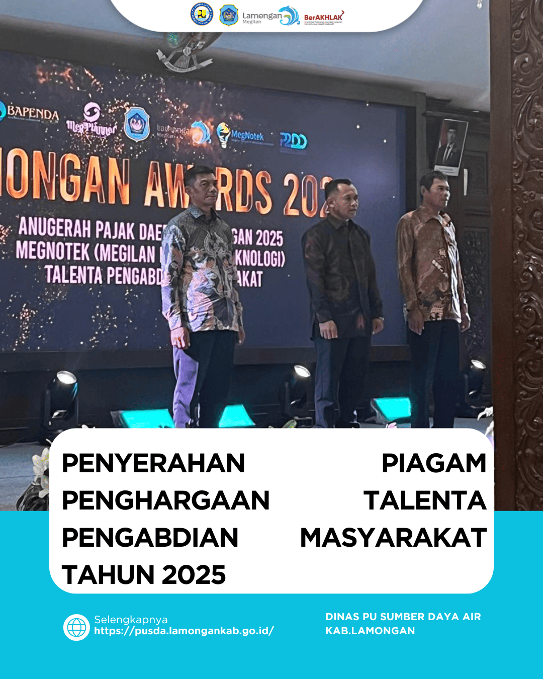 Foto: Penyerahan Penghargaan Talenta Pengabdian Masyarakat Tahun 2025