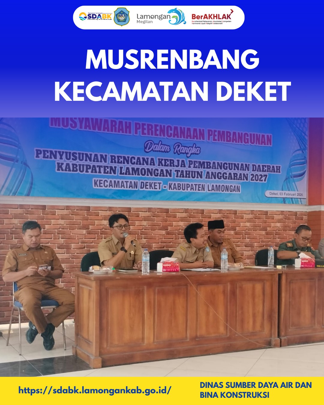 Foto: MUSRENBANG KECAMATAN DEKET
