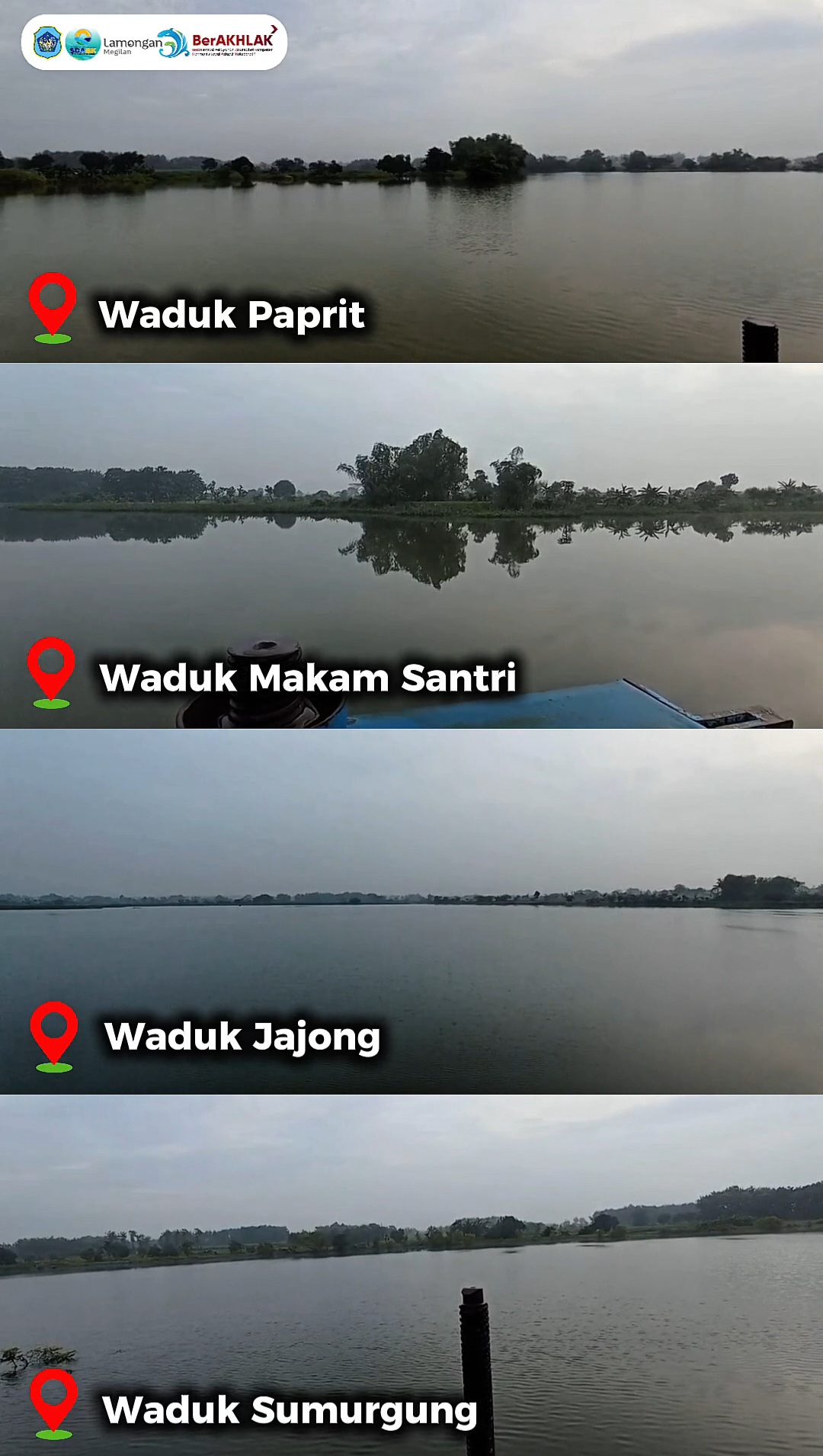 Kondisi Waduk Wilayah Kerja UPTD PSDA Karanggeneng