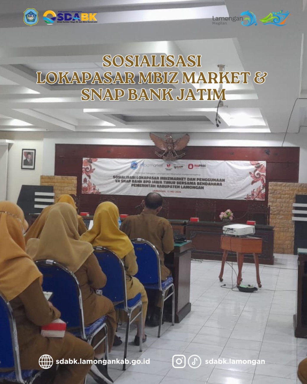 Foto: Sosialisasi Mbizmarket dan Penggunaan VA SNAP Bank Jatim