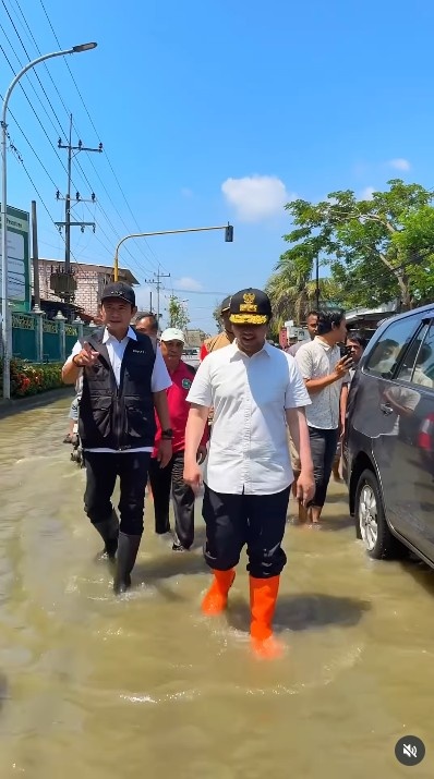Foto: Tindak Lanjut Aspirasi Warga, Penanganan Genangan Jalan Provinsi Dikoordinasikan dengan Kementerian PU