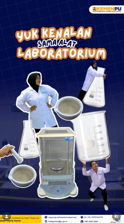 Foto: Tim Teknisi Laboratorium dalam Pengujian Sedimen