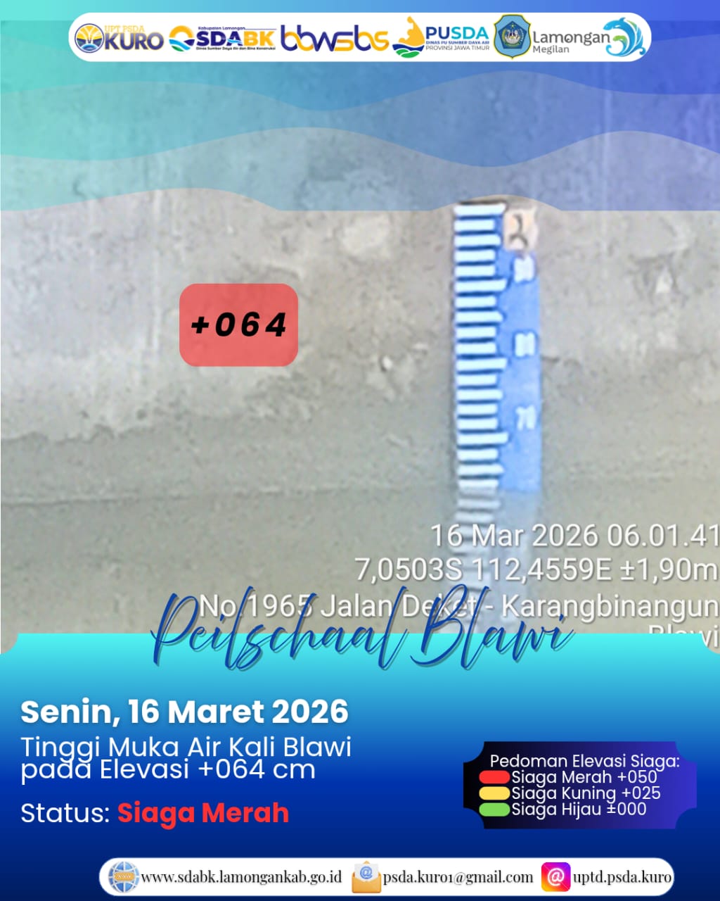 Foto: Peilschaal Blawi