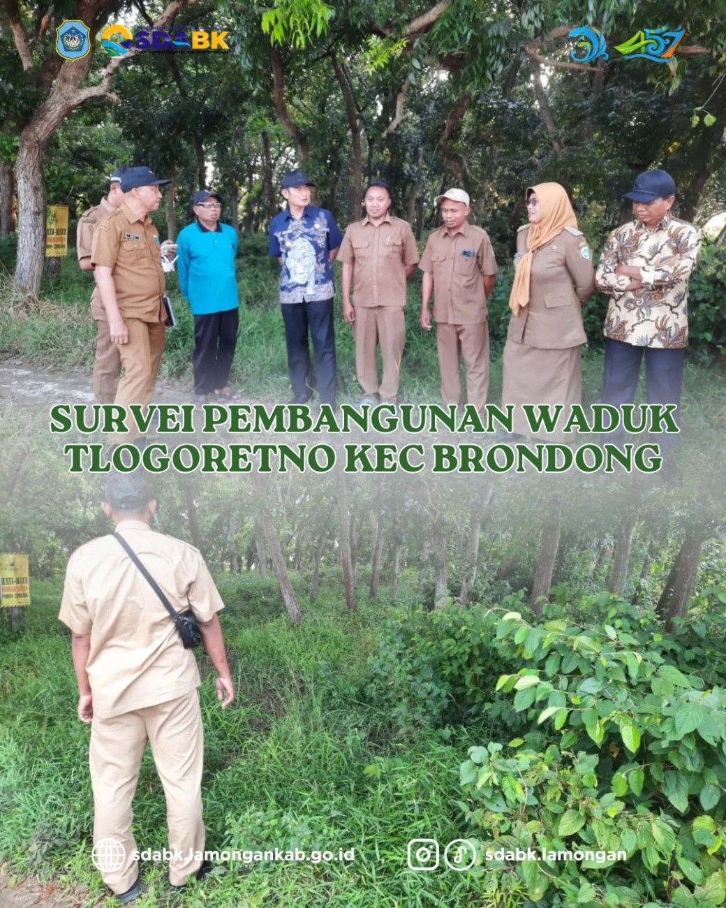 Foto: Survei Lapangan Rencana Pembangunan Waduk di Desa Tlogoretno