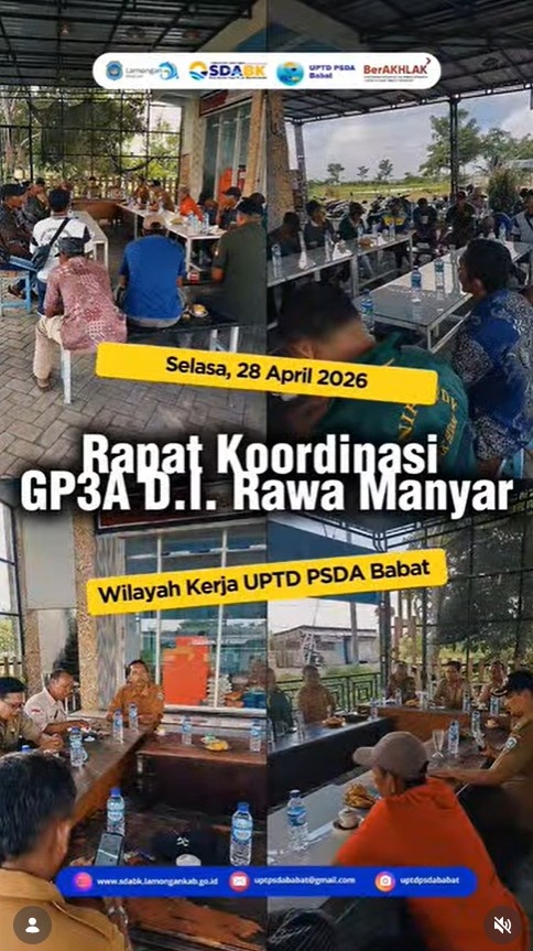 Foto: Rapat Koordinasi GP3A D.I. Rawa Manyar