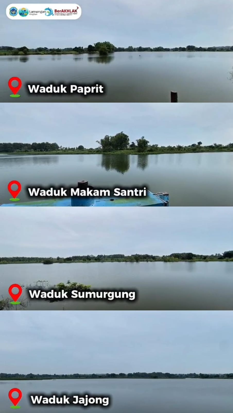 Foto: Kondisi Waduk Wilayah Kerja UPTD PSDA Karanggeneng
