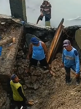 Foto: Gerak Cepat Penanganan Kebocoran Tanggul Waduk Cerokan, Sinergi Lintas Sektor Diperkuat