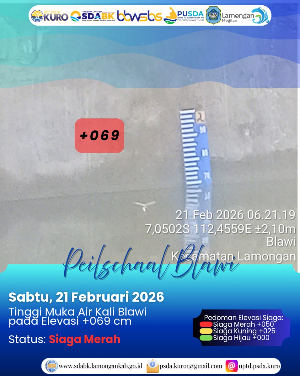 Foto: Peilschaal Blawi