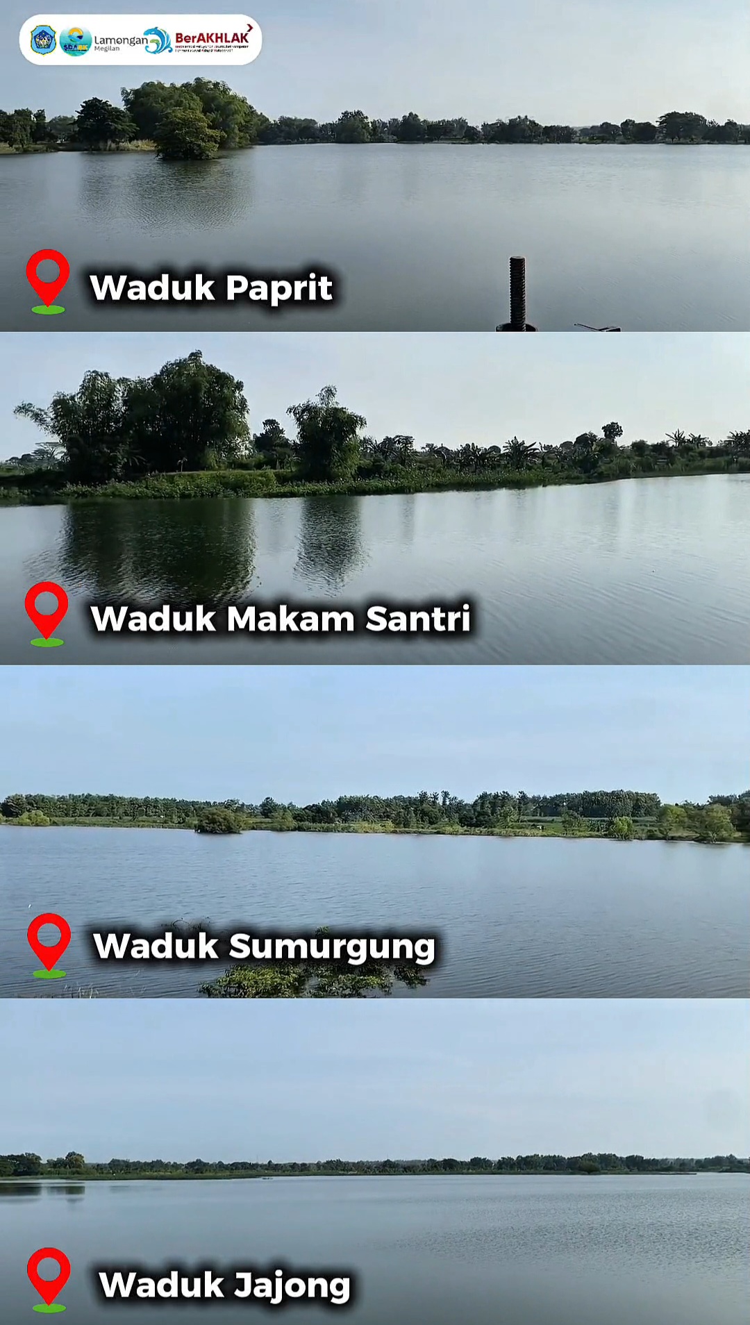 Foto: Kondisi Waduk Wilayah Kerja UPTD PSDA Karanggeneng