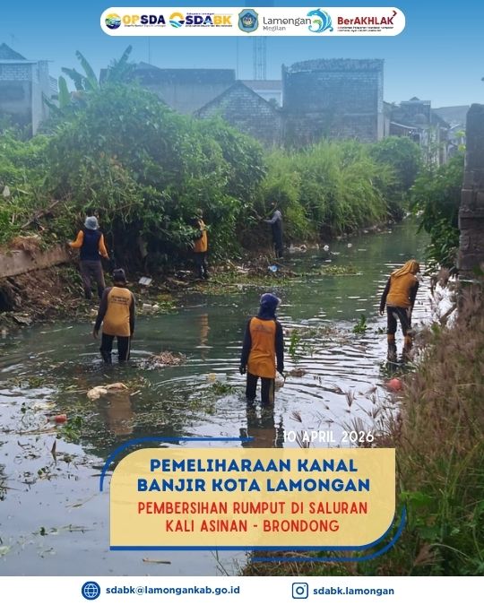 Foto: Pembersihan Saluran di Kali Asinan