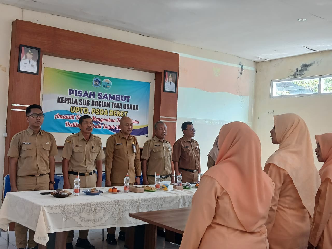 Foto: Pisah Sambut Kepala Subbagian Tata Usaha UPTD PSDA Deket