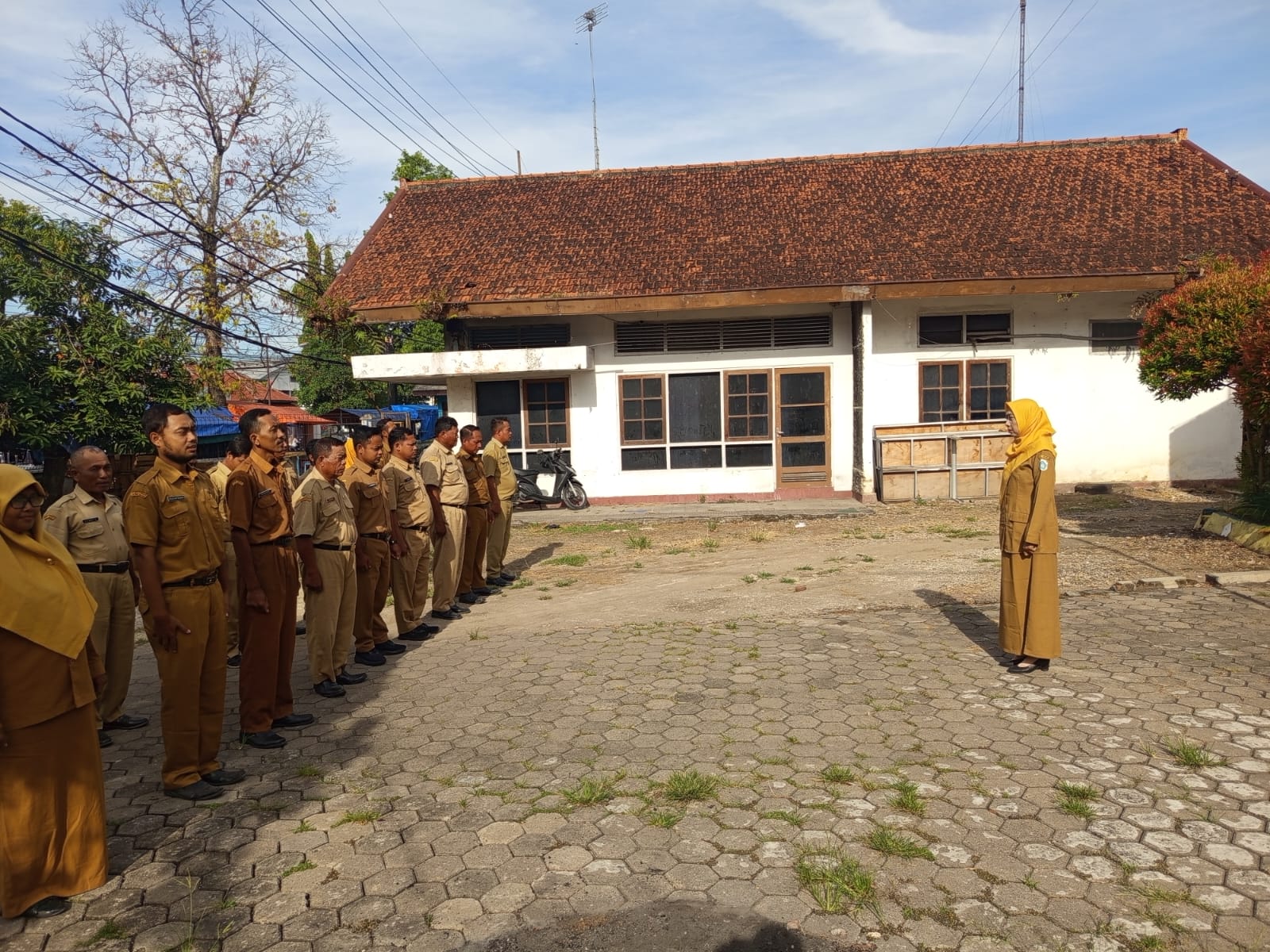 Foto: Apel Pagi UPTD Babat Dinas SDABK Kab Lamongan