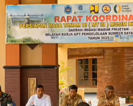 Foto: Rapat Koordinasi MT III – MK II 2025, Optimalkan Pengelolaan Irigasi di Waduk Prijetan
