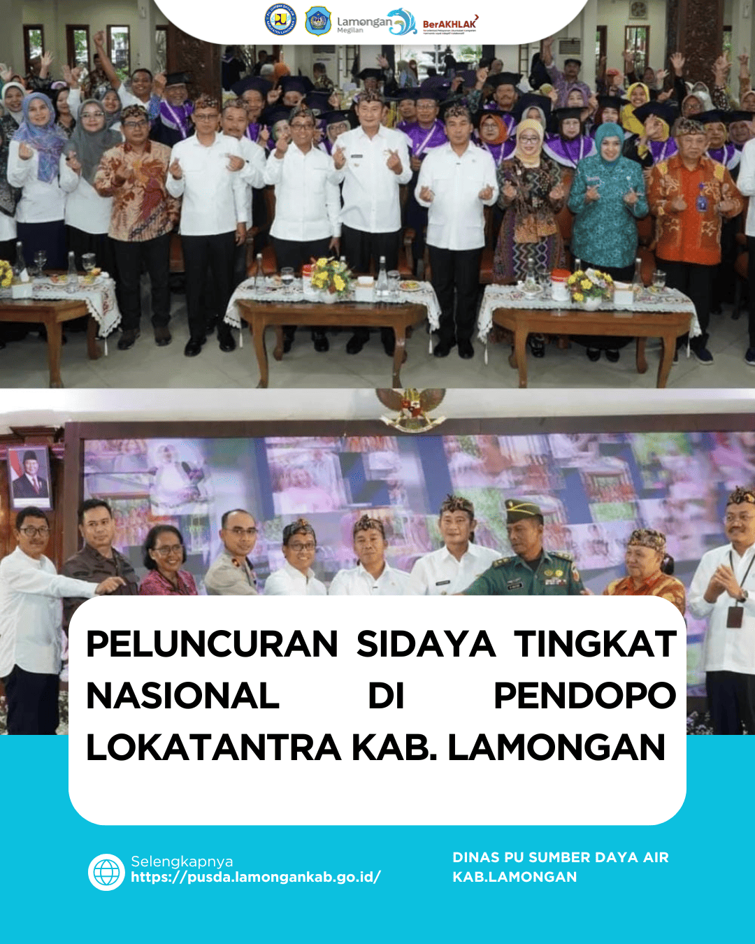 Foto: Peluncuran SIDAYA Tingkat Nasional di Pendopo Lokatantra Kab. Lamongan