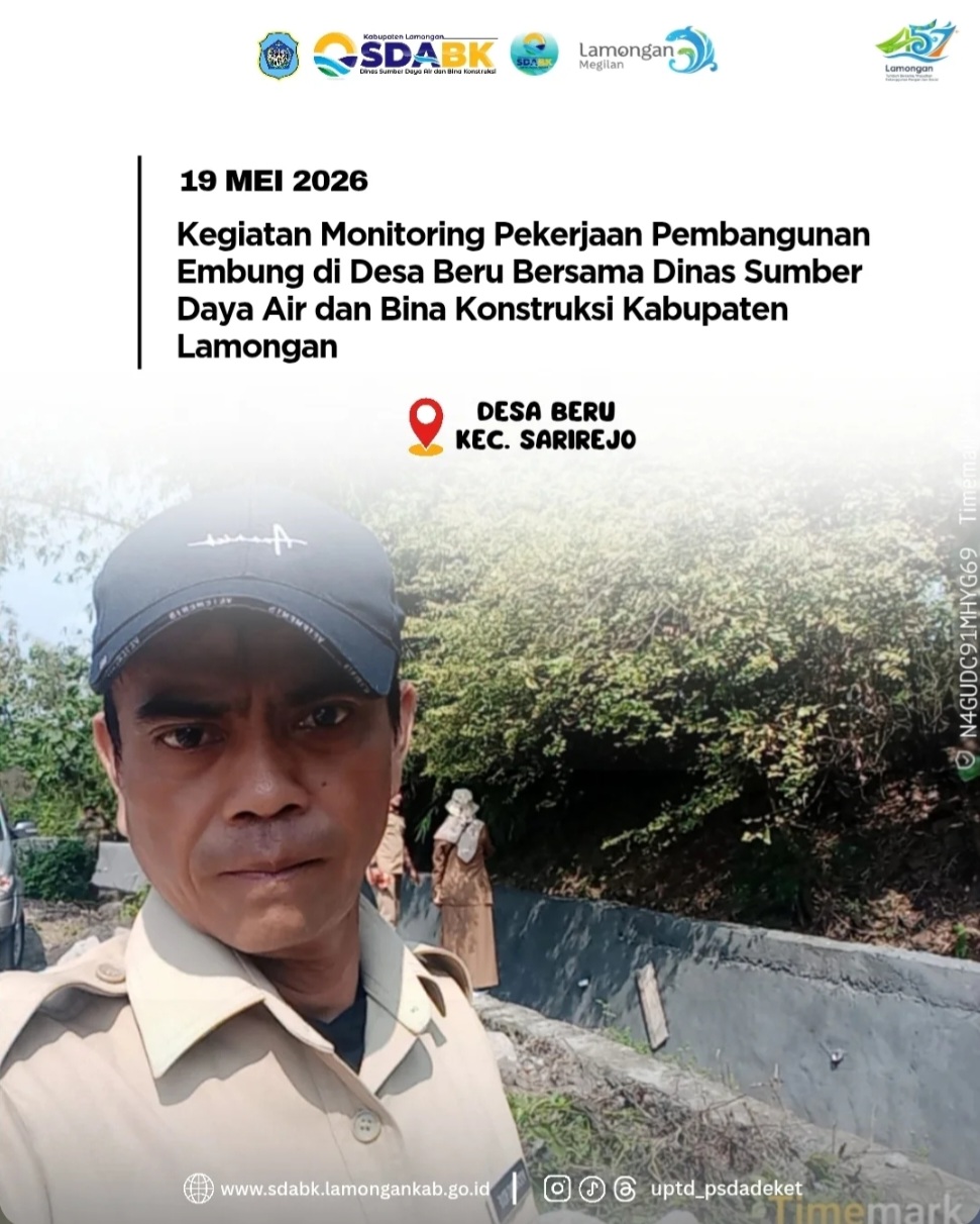 Foto: Kegiatan Monitoring Pekerjaan Pembangunan Embung di Desa Beru