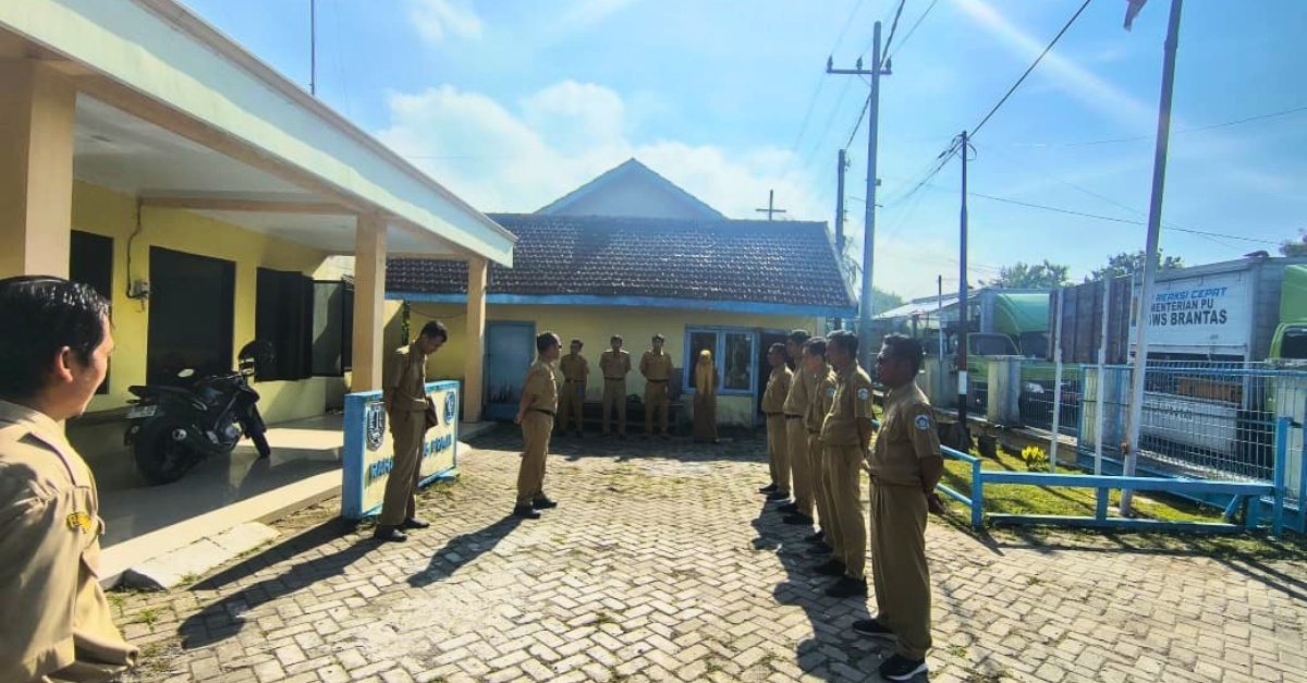 Foto: Apel Senin Pagi UPTD Pengelolaan Sumber Daya Air Kuro Perkuat Konsolidasi Internal