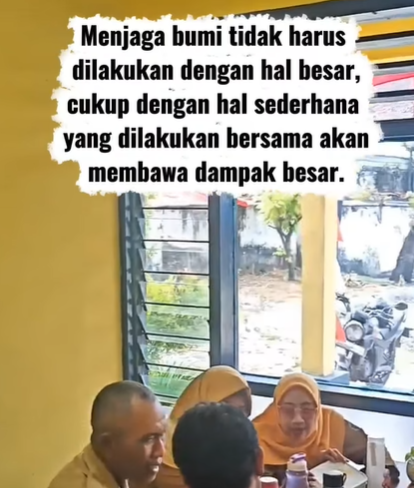 Foto: UPTD PSDA Babat Terapkan Kebiasaan Ramah Lingkungan dengan Mengurangi Sampah Plastik