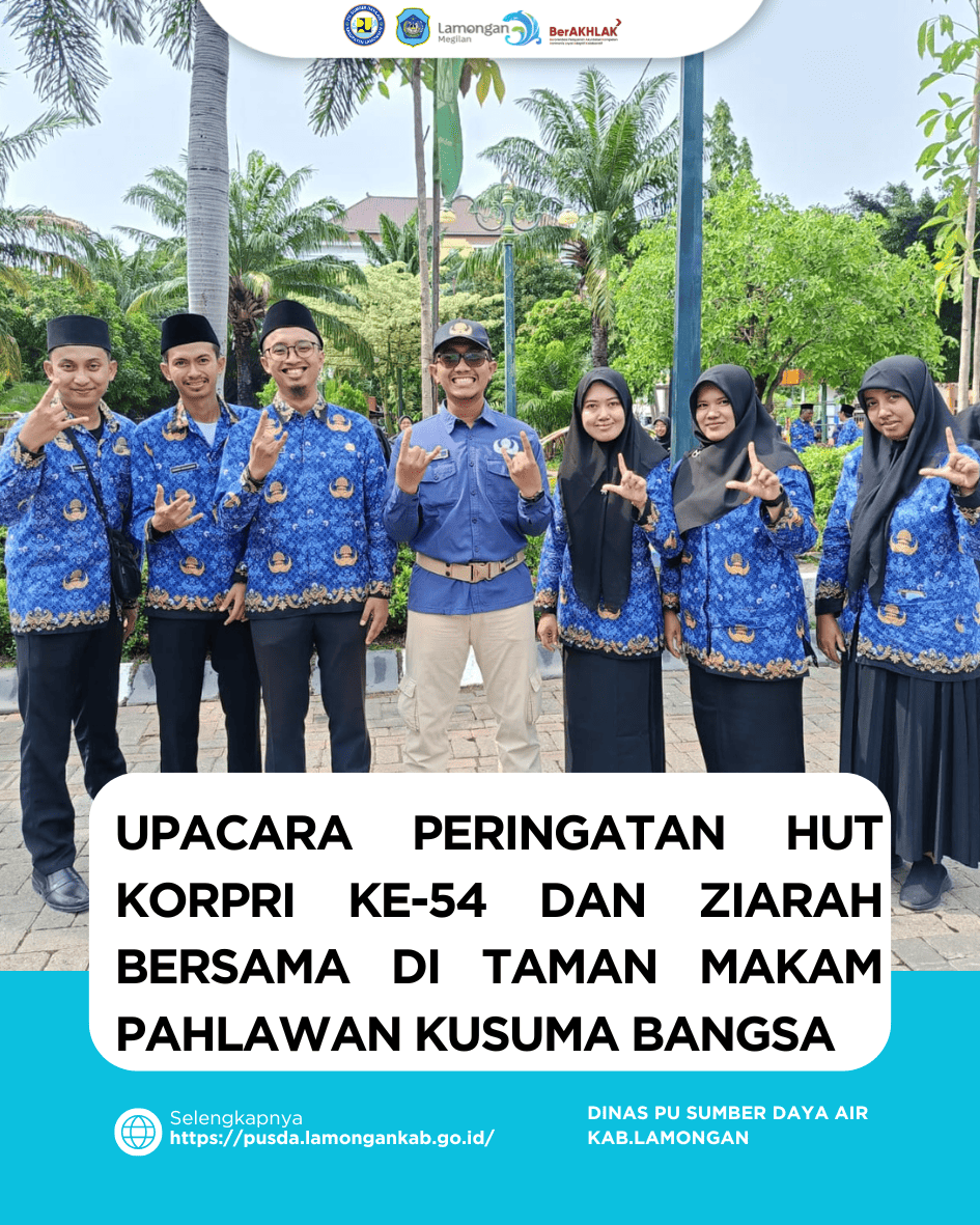 Foto: UPACARA PERINGATAH HUT KORPRI KE-54 DAN ROMBONGAN ZIARAH DI TMP KUSUMA BANGSA