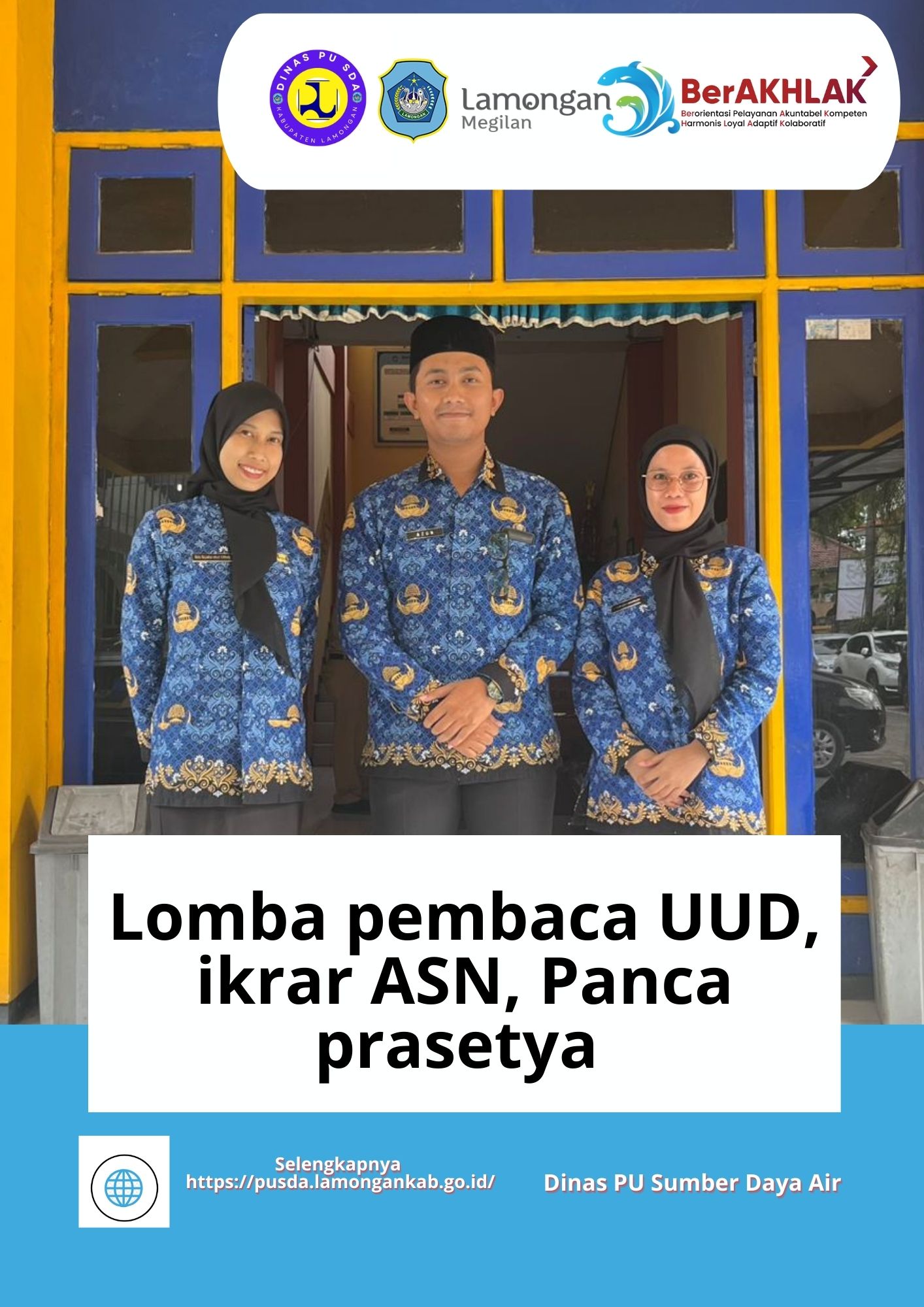 Foto: Lomba pembaca UUD, ikrar ASN, Panca prasetya