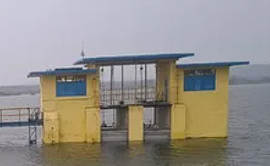 Foto: Hujan Deras Picu Waduk Prijetan Melimpas, Sawah Warga Tergenang