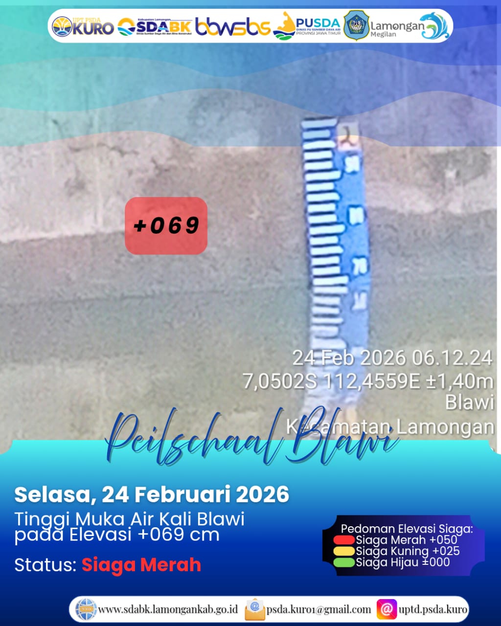 Foto: Peilschaal Blawi