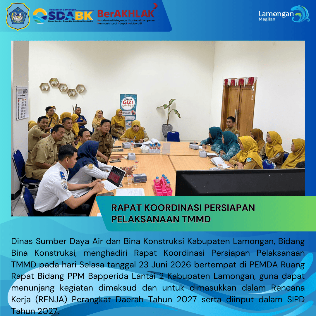 Foto: RAPAT KOORDINASI PERSIAPAN PELAKSANAAN TMMD