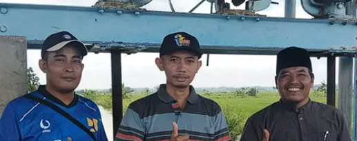Foto: Monitoring Debit Air di Sluis Keyongan, Antisipasi Dampak Hujan Tinggi