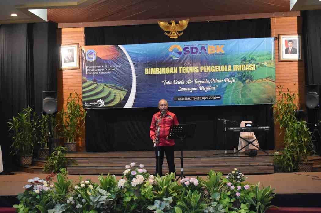 Foto: ARAHAN KEPALA DINAS SUMBER DAYA AIR DAN BINA KONSTRUKSI KAB LAMONGAN