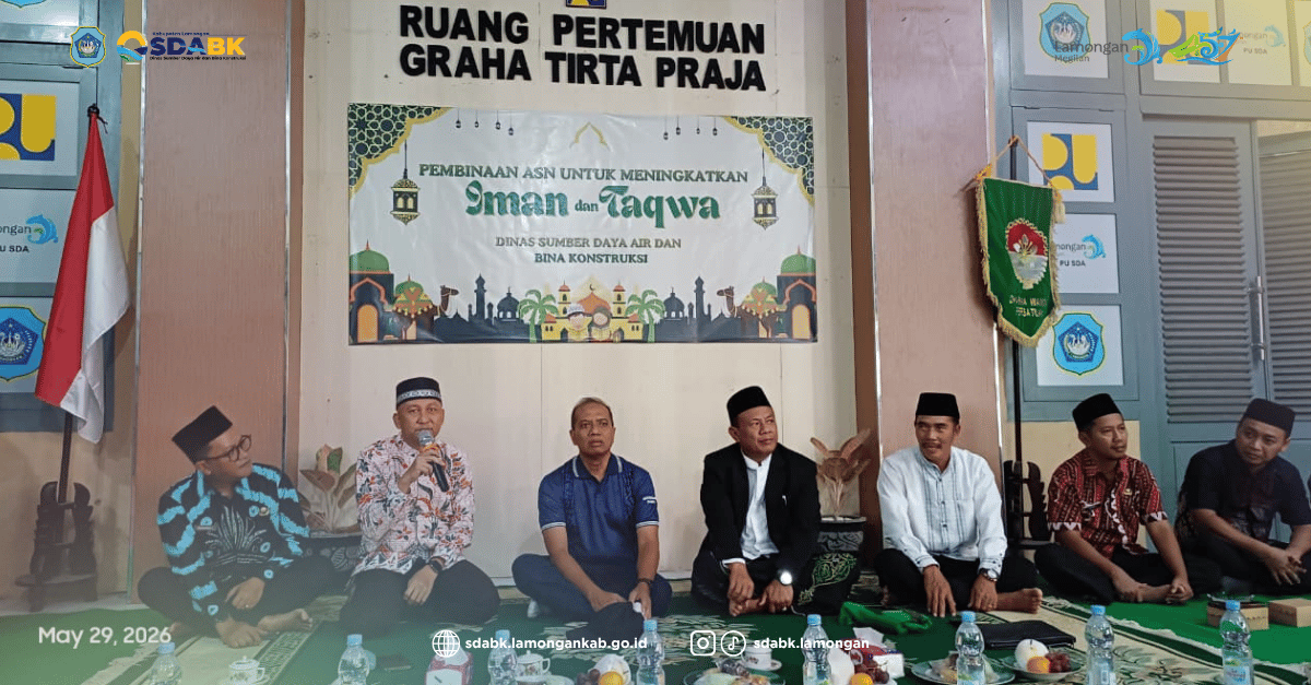 Foto: Perkuat Iman dan Solidaritas, ASN SDABK Ikuti Pembinaan Bersama Sekda Lamongan