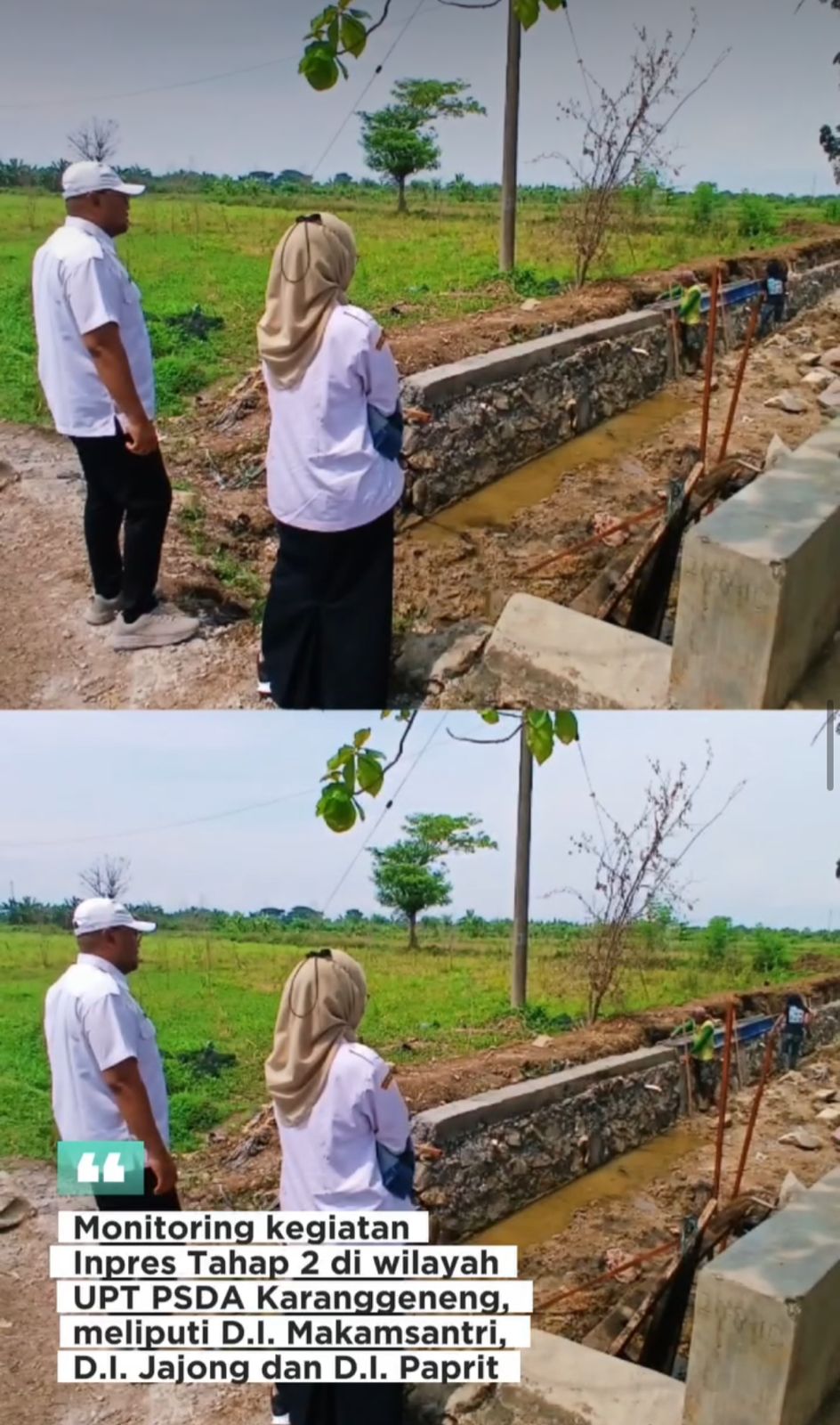Foto: Monitoring Kegiatan Inpres Tahap II Wilayah UPT PSDA Karanggeneng