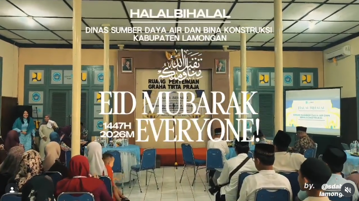 Foto: Halal Bihalal Keluarga Besar Dinas Sumber Daya Air dan Bina Konstruksi