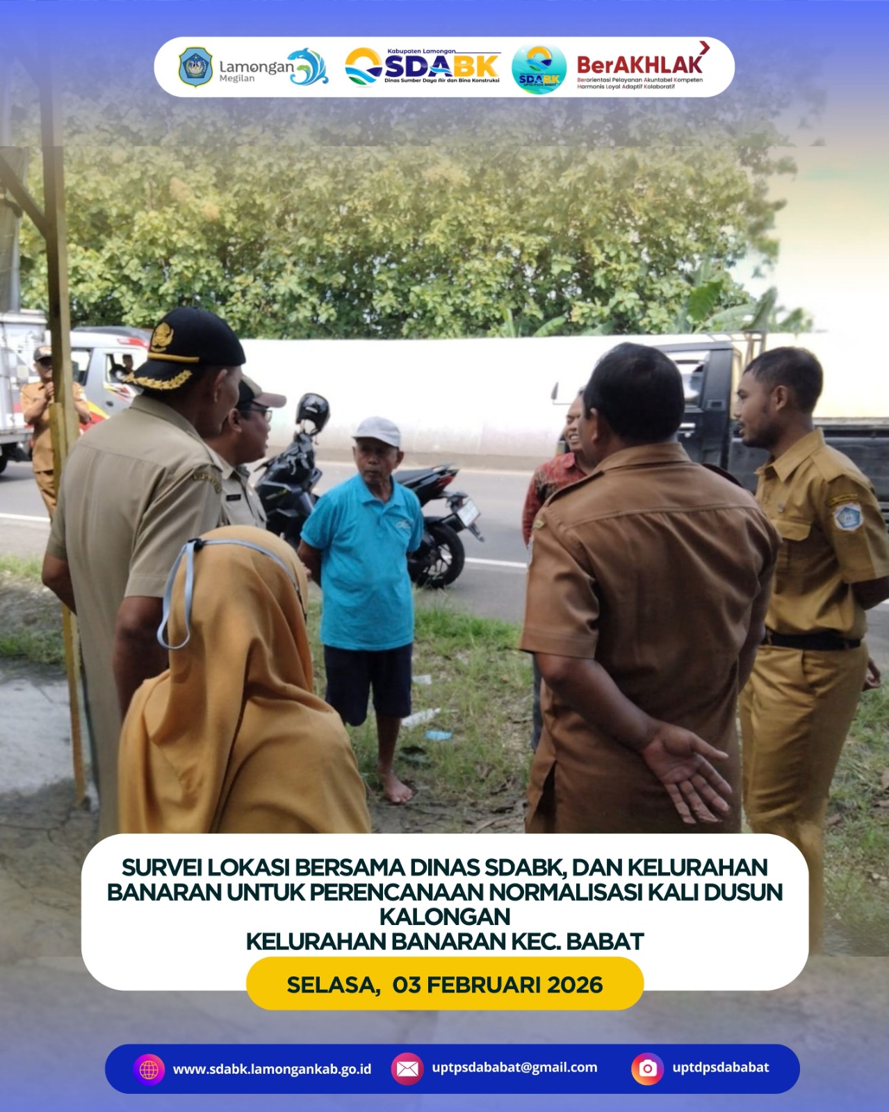 Foto: Survey Perencanaan Normalisasi