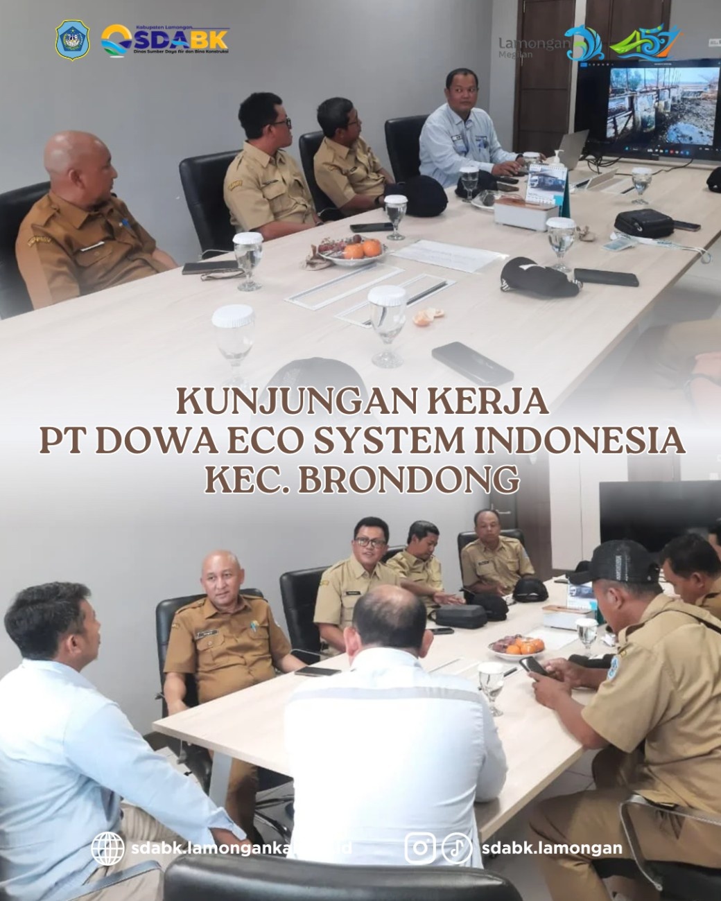 Foto: Kunjungan Dinas SDABK ke PT DOWA Eco System Indonesia