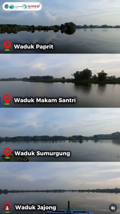 Foto: Kondisi Waduk Wilayah Kerja UPTD PSDA Karanggeneng