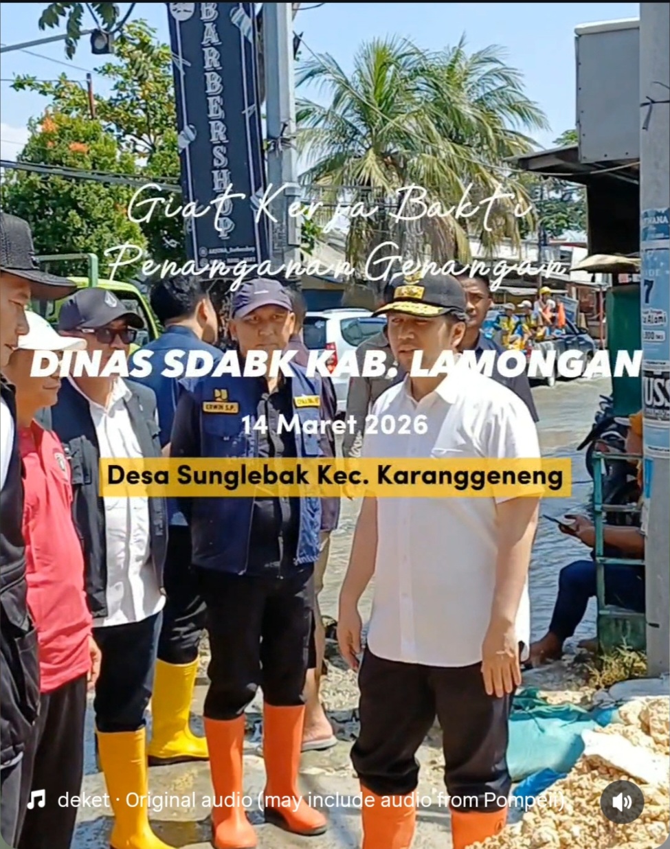 Foto: Kerja Bakti Penanganan Genangan Air