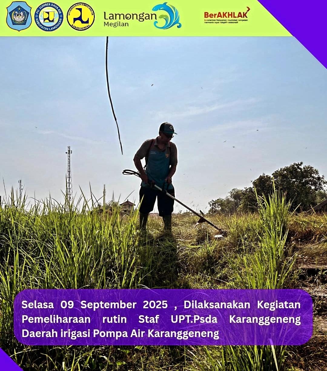Foto: Pemeliharaan Rutin PA Karanggeneng