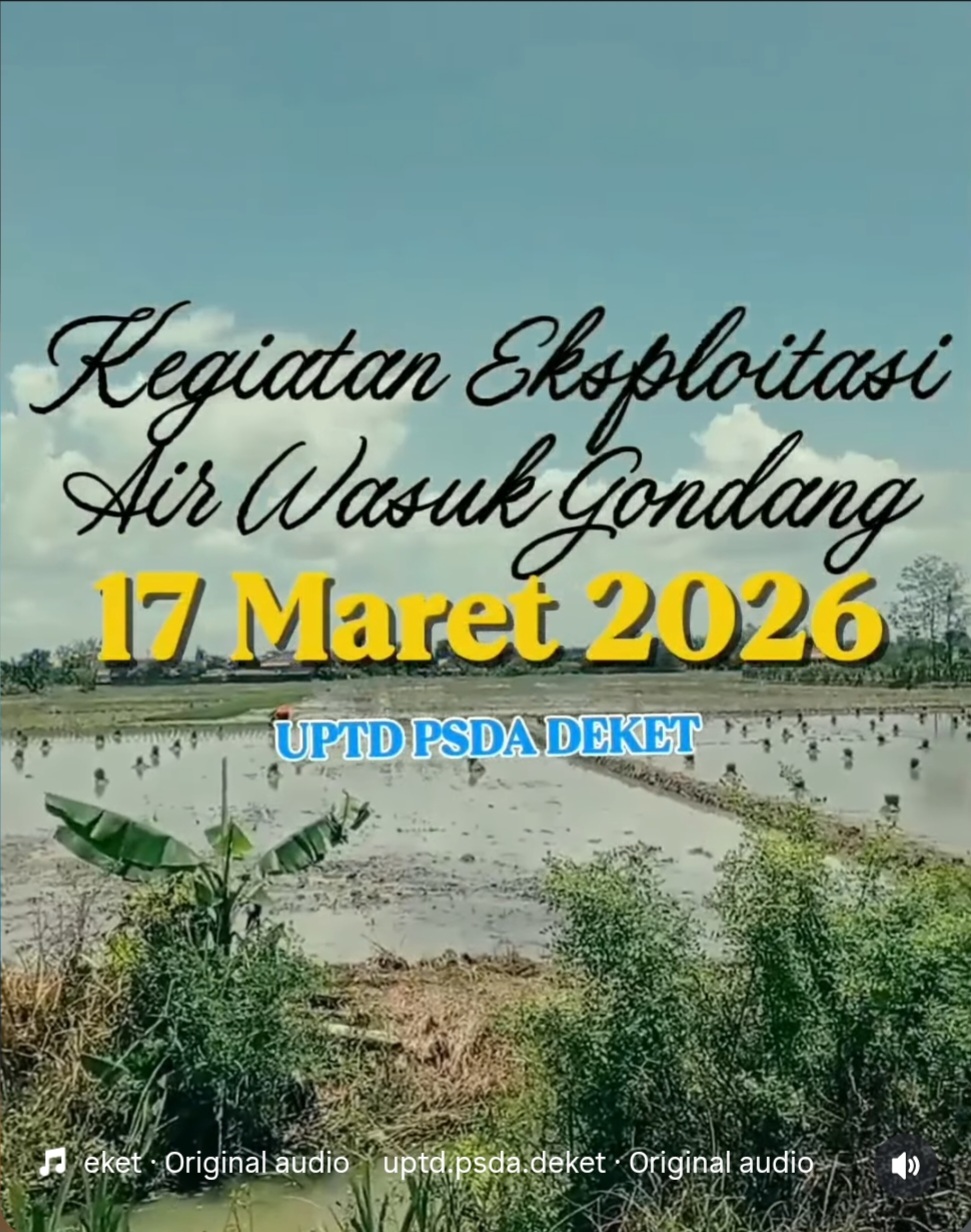 Foto: Eksploitasi Air Waduk Gondang