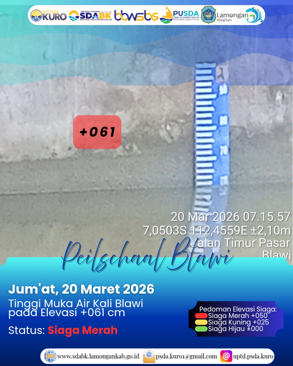 Foto: Peilschaal Blawi