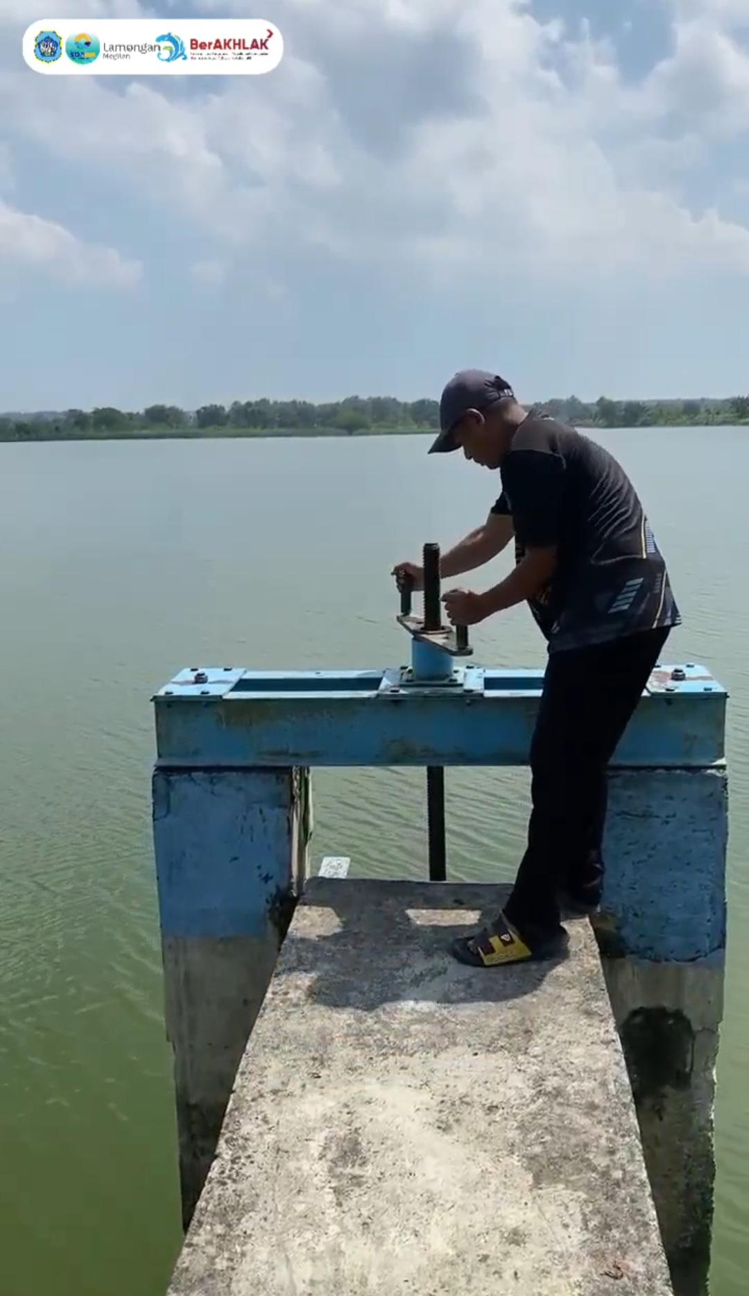 Foto: Monitoring Pelayanan Permintaan Air Waduk Jajong MK 1 Musim Tanam II UPTD PSDA Karanggeneng