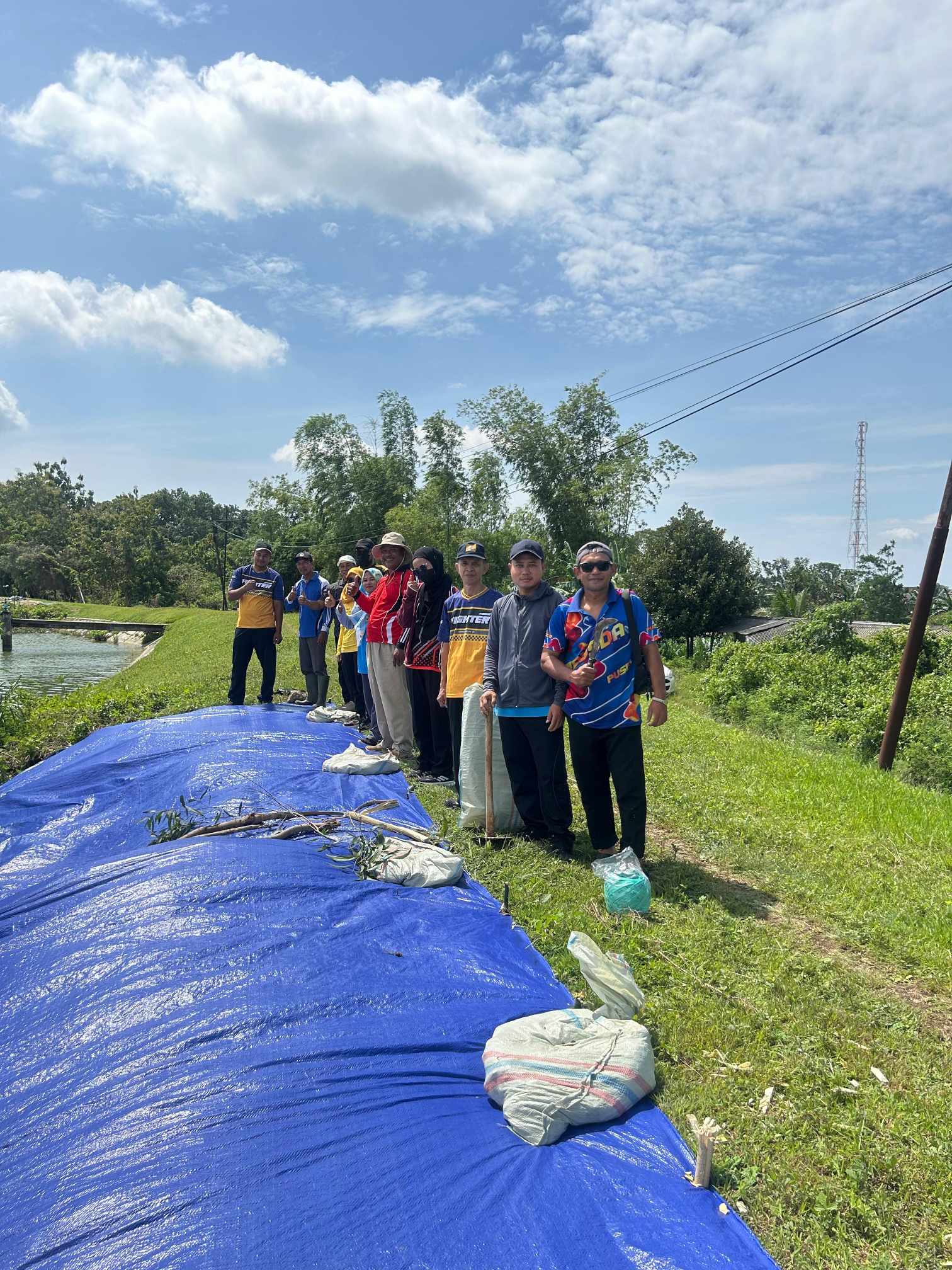 Foto: Penanganan Tanggul Sleding Waduk Jajong