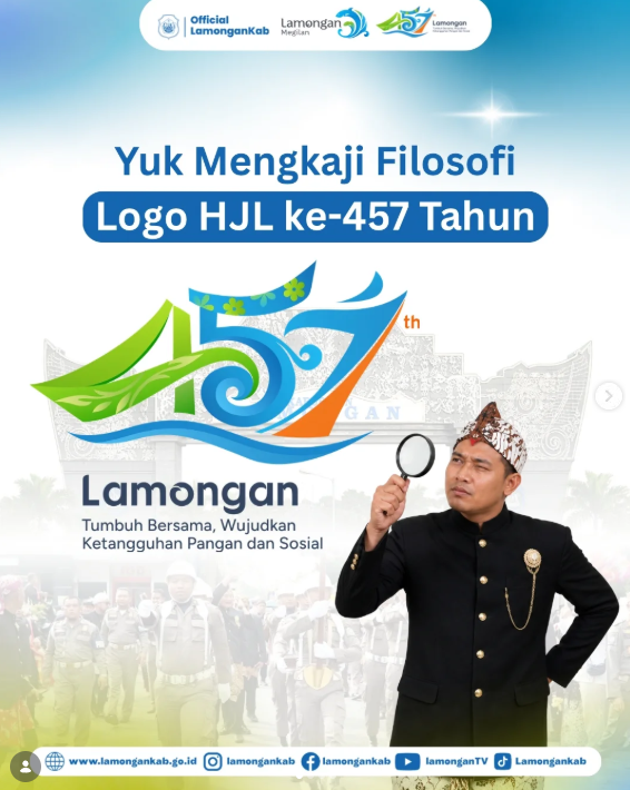 Foto: Filosofi Logo Hari Jadi Lamongan ke-457