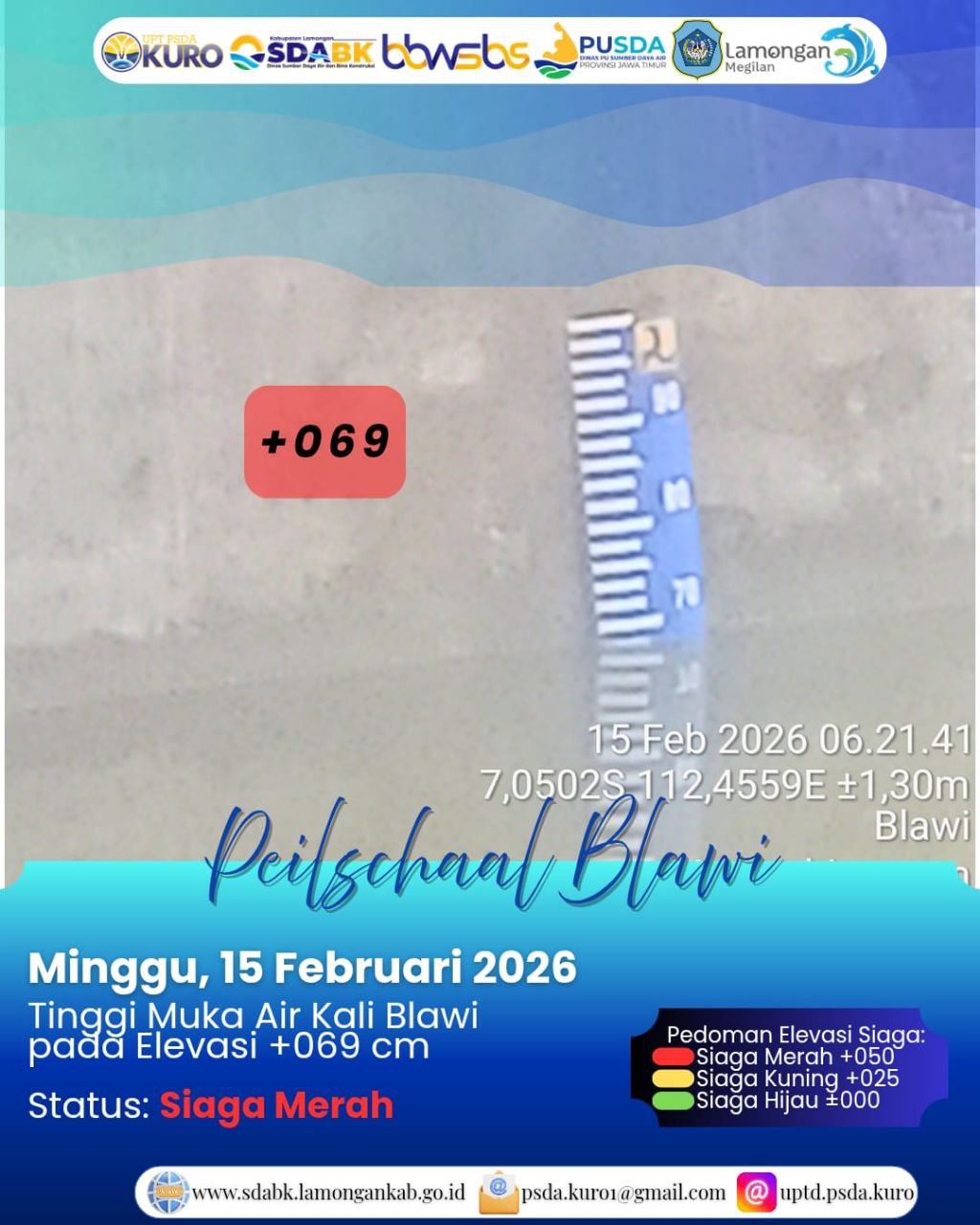 Foto: Peilschaal Blawi