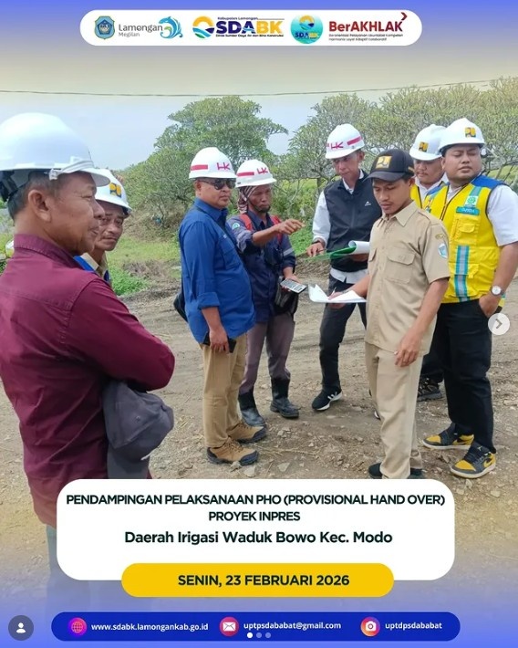 Foto: Pendampingan Pelaksanaan PHO (Provisional Hand Over) Proyek Inpres